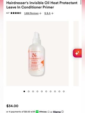 Bumble and bumble invisible oil primer